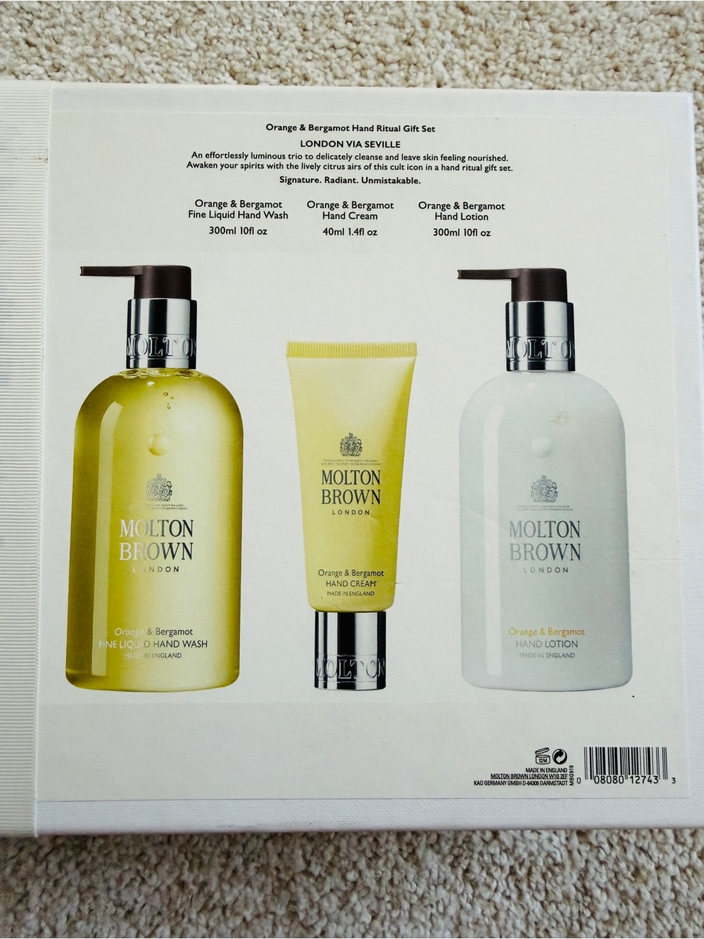 Molton Brown Orange & Bergamot Hand Care Set